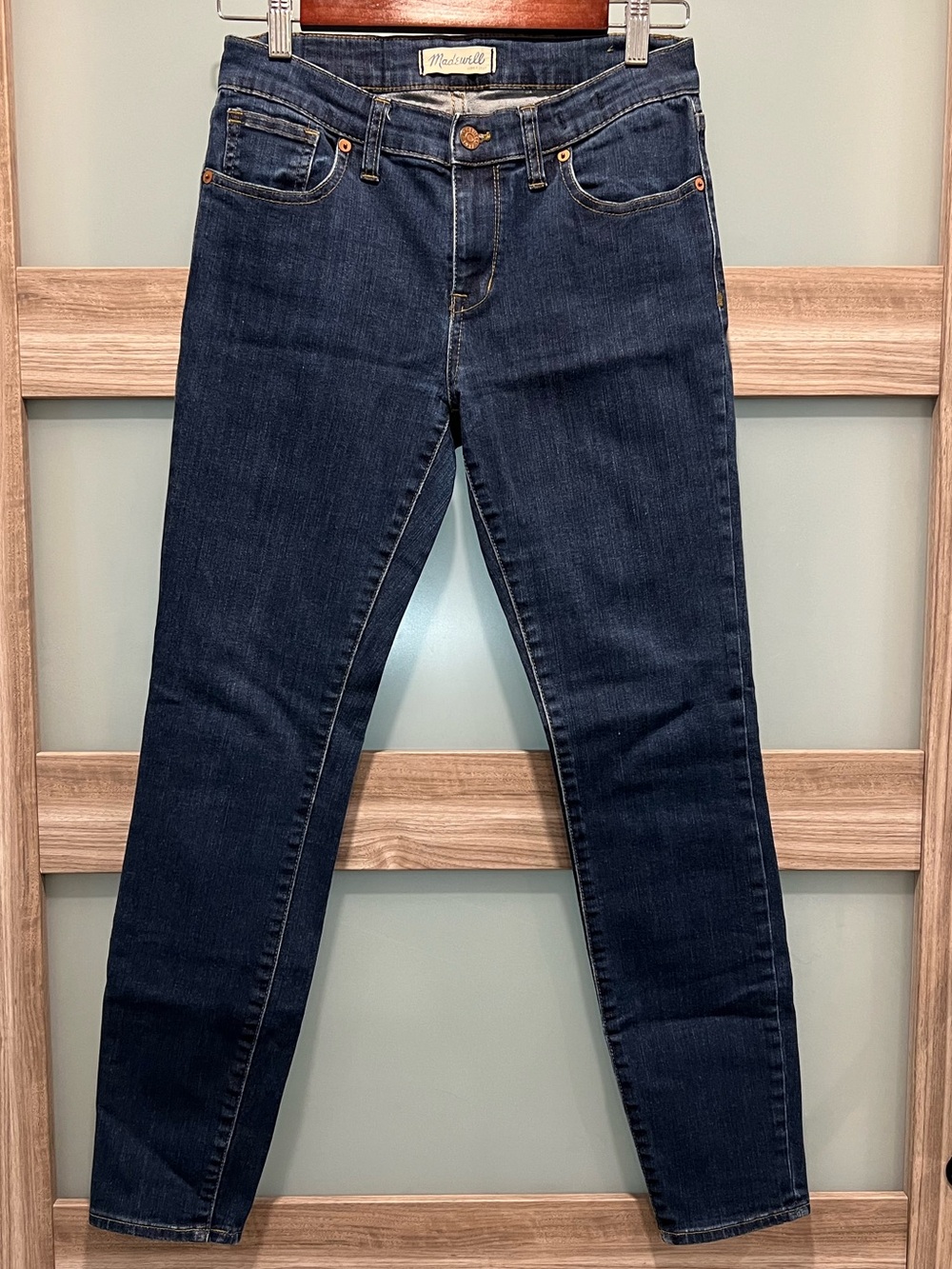 Madewell | High-Rise Skinny Jeans in Dark Blue